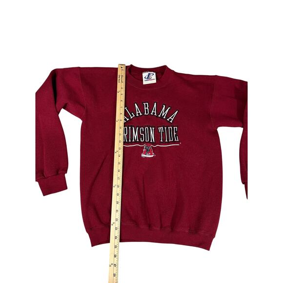 Alabama Crimson Tide Sweatshirt by Logo Athletic, Red. - Picture 6 of 6